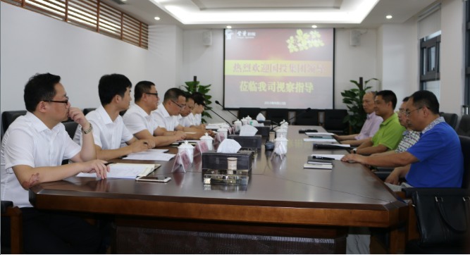 国投集团罗勇书记一行莅临丰叶担保指导工作