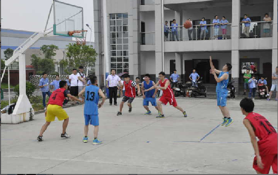 国投众普森科技园篮球友谊赛落幕