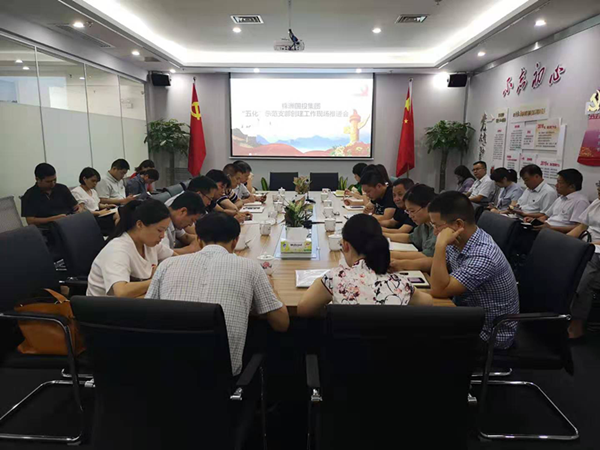 市国投集团召开“五化”示范支部创建工作现场推进会