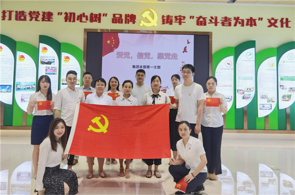 七一献礼·我与党旗合个影