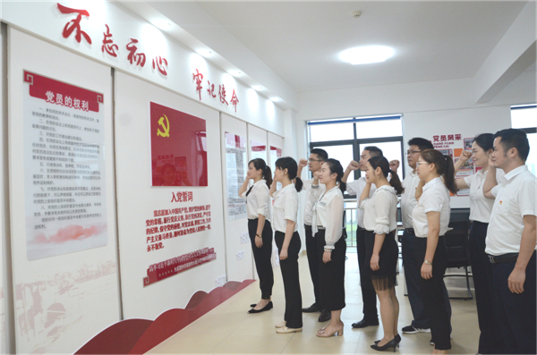 七一献礼·我与党旗合个影