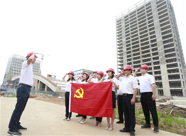 七一献礼·我与党旗合个影