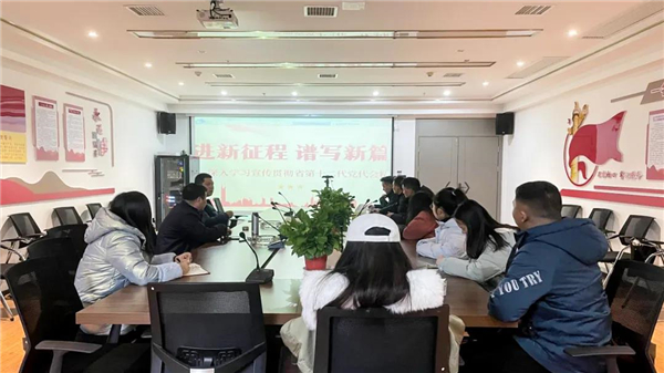 株洲市国投集团各级党组织集中观看省第十二次党代会精神党员教育电视片