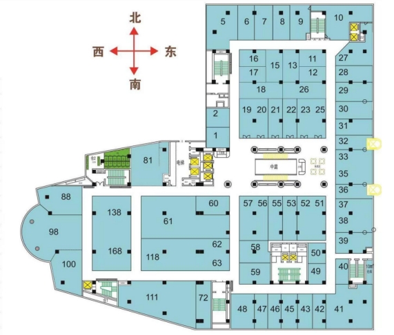 环洲城三楼部分商铺招租公告