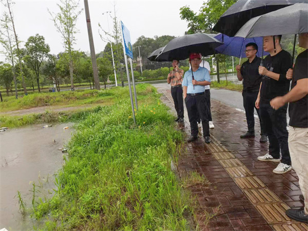 株洲国投集团开展强降雨防御督导检查