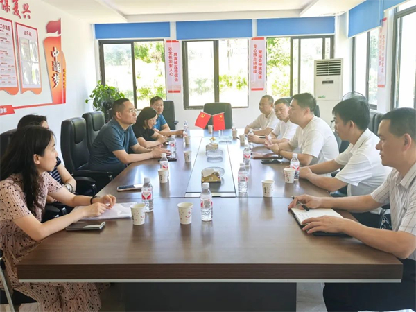 市国资委党委委员、副主任龙伟钢一行调研国投·服饰创意产业园