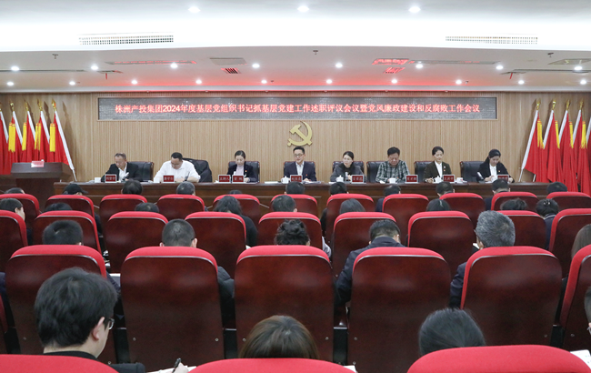 株洲产投集团召开2024年度基层党组织书记抓基层党建工作述职评议会议暨党风廉政建设和反腐败工作会议